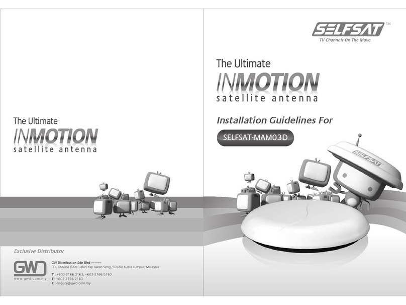 Self-Sat MAM03D Installation guidelines