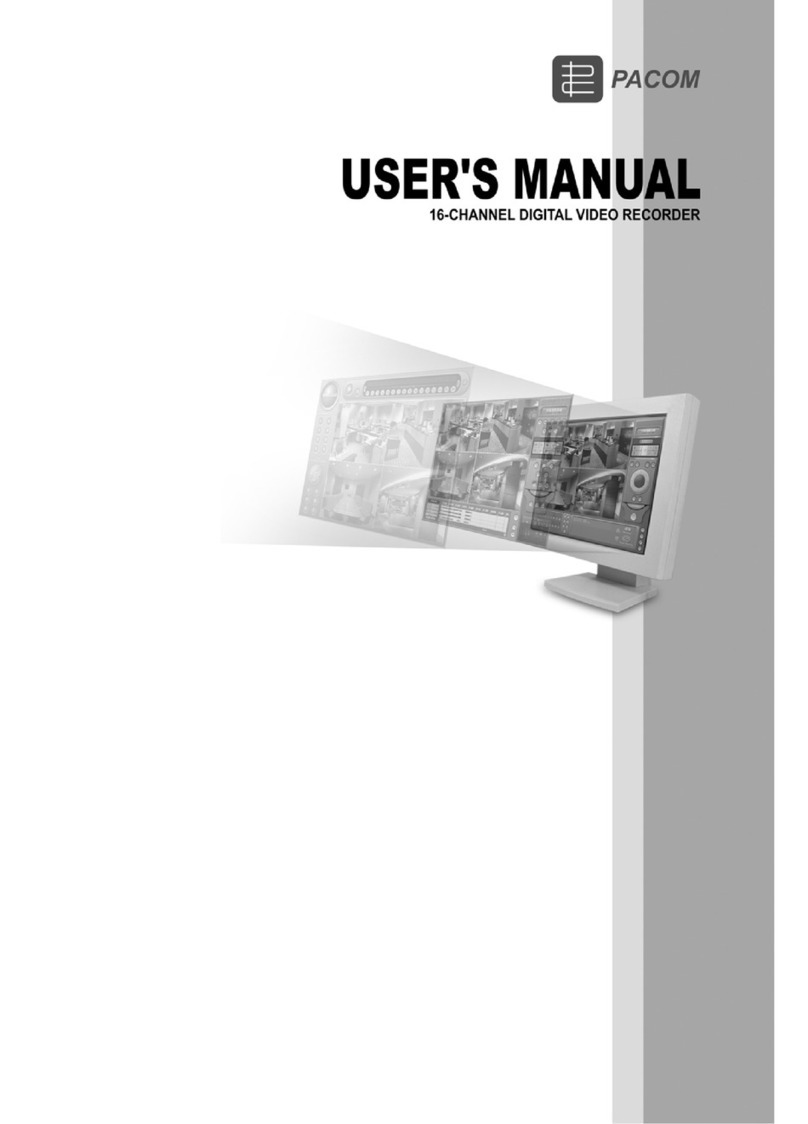 PACOM PDR16-PC user manual