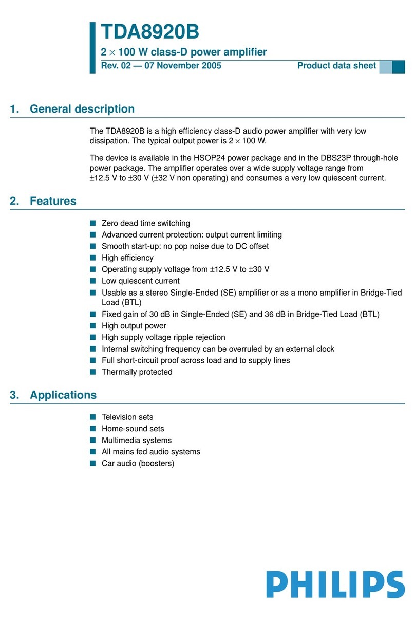 Philips TDA8920B Operational manual
