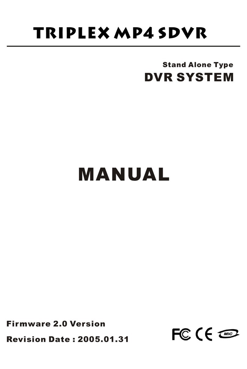 Triplex MP4 SDVR manual