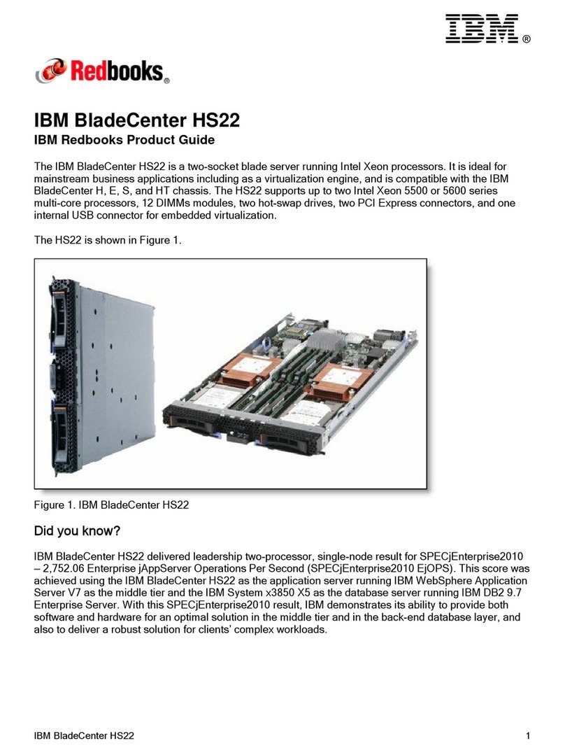 IBM BladeCenter HS22 User manual