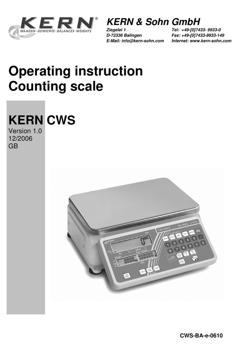 KERN CWS User manual