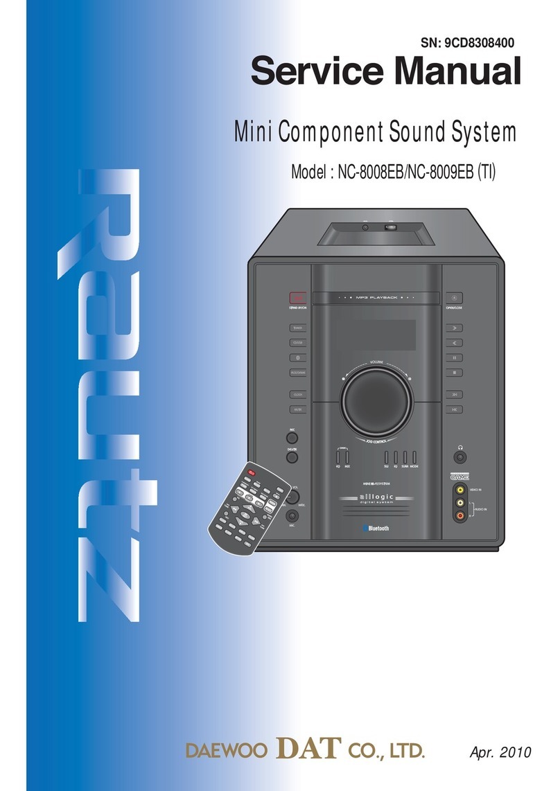 Daewoo Rautz NC-8008EB Service manual
