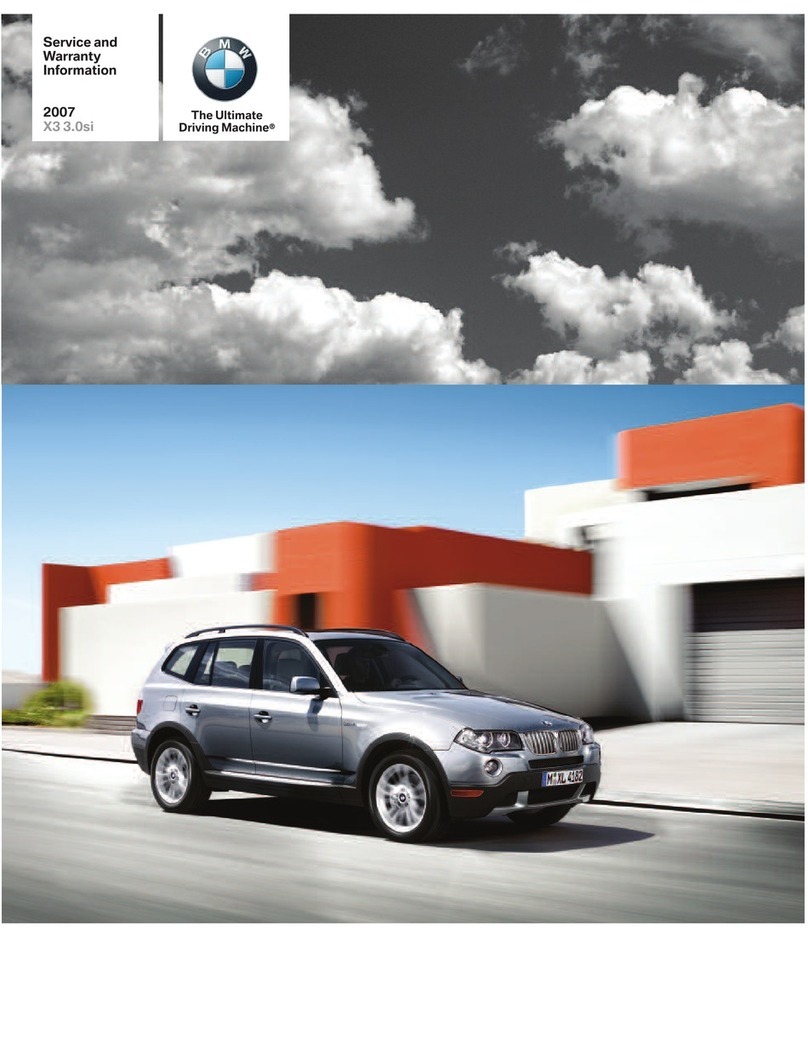 BMW X3 3.0si 2010 Instruction Manual