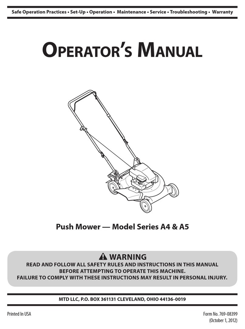 MTD Series A4 Operator's manual