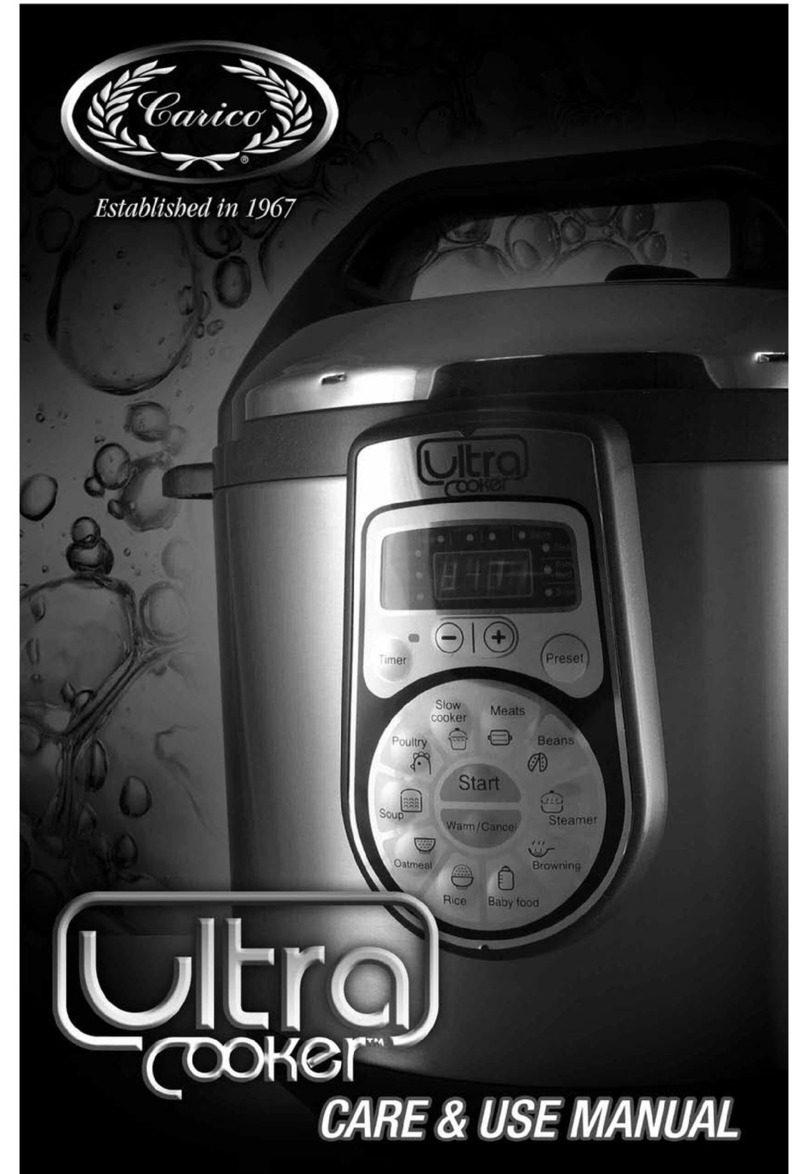 Carico Ultra Cooker Care & use manual
