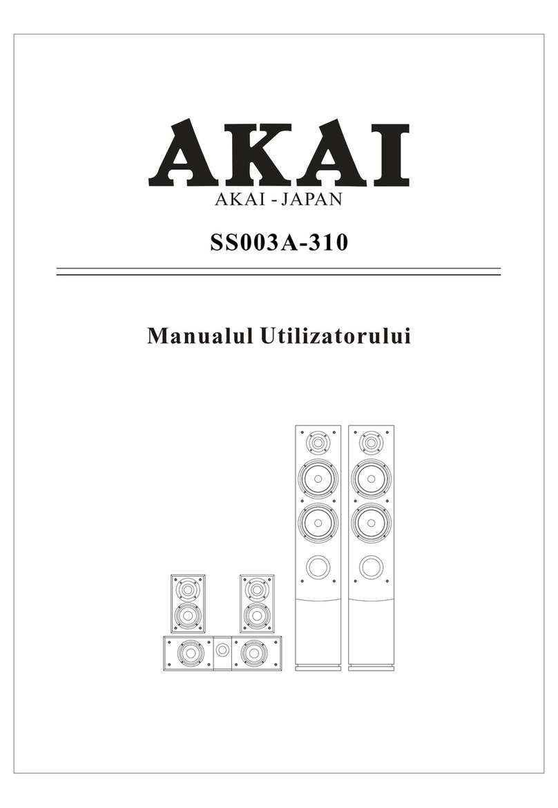 Akai SS003A-310 Operation instructions
