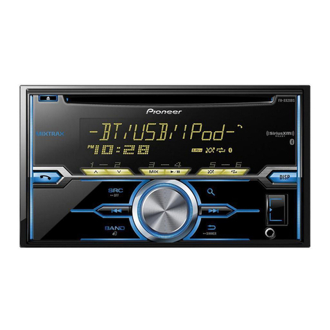 Pioneer FH-X820BS owner's manual
