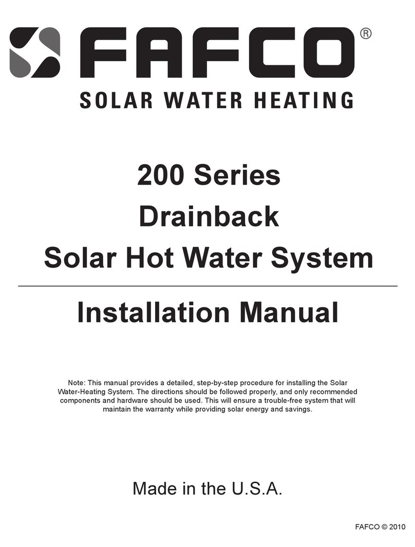 FAFCO Drainback 200 Series installation manual
