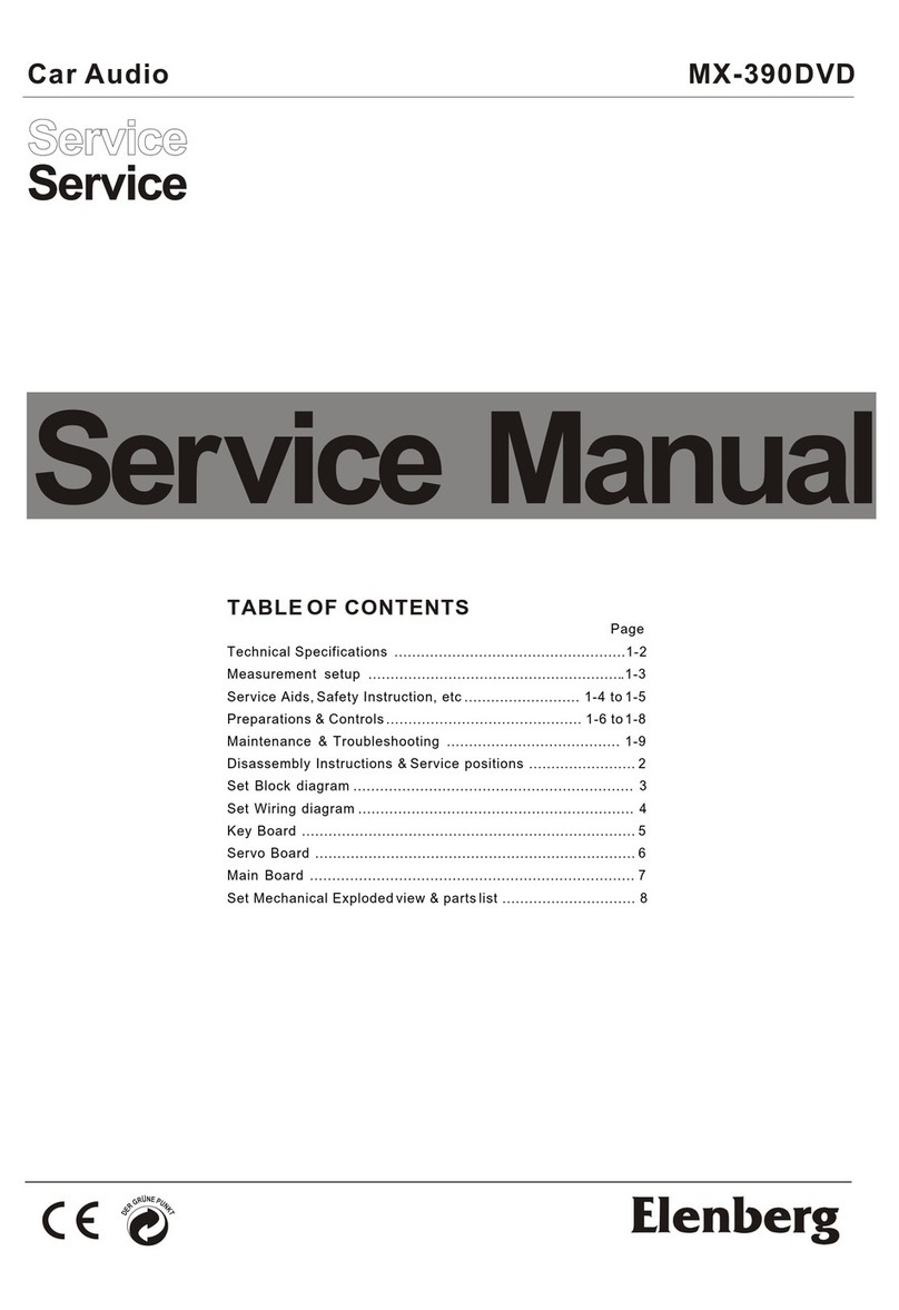 Elenberg MX-390DVD Service manual