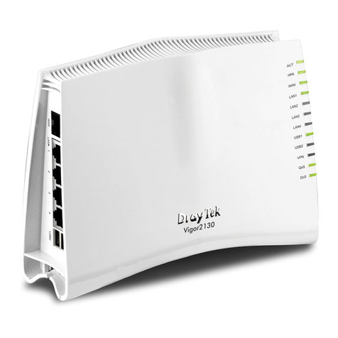 Draytek Vigor 2130 Series User manual