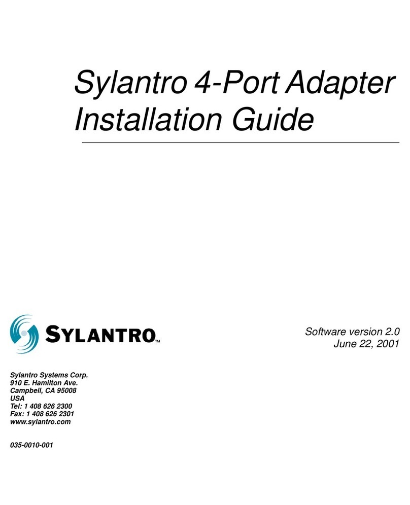 Sylantro 4-Port Adapter installation guide