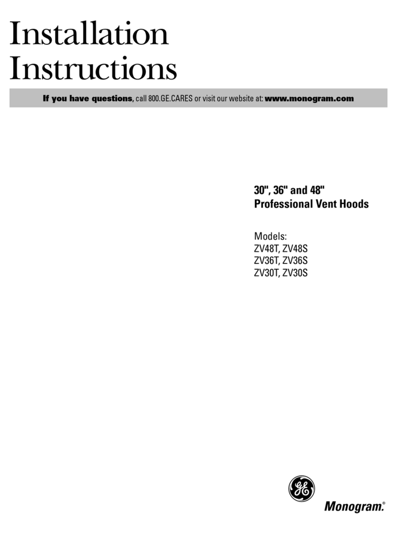 GE ZV48T User manual