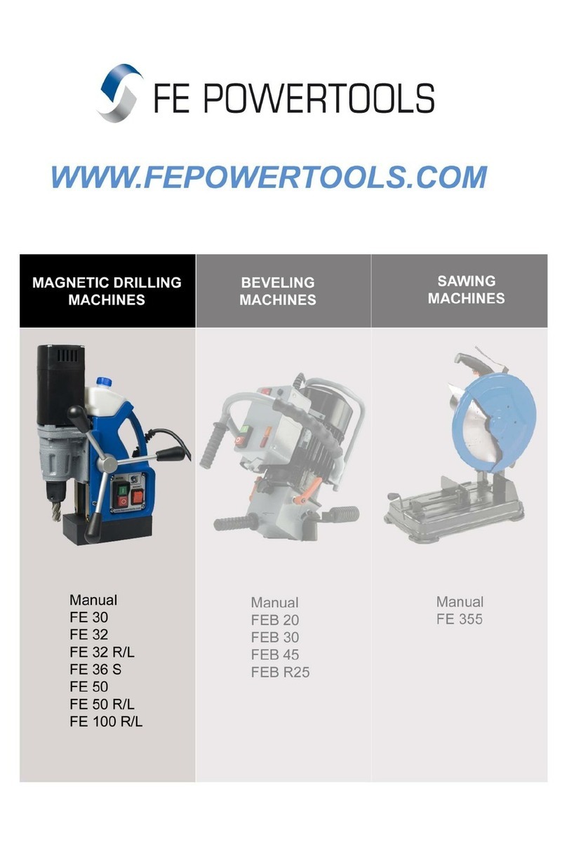 FE Powertools FE 100 R/L User manual