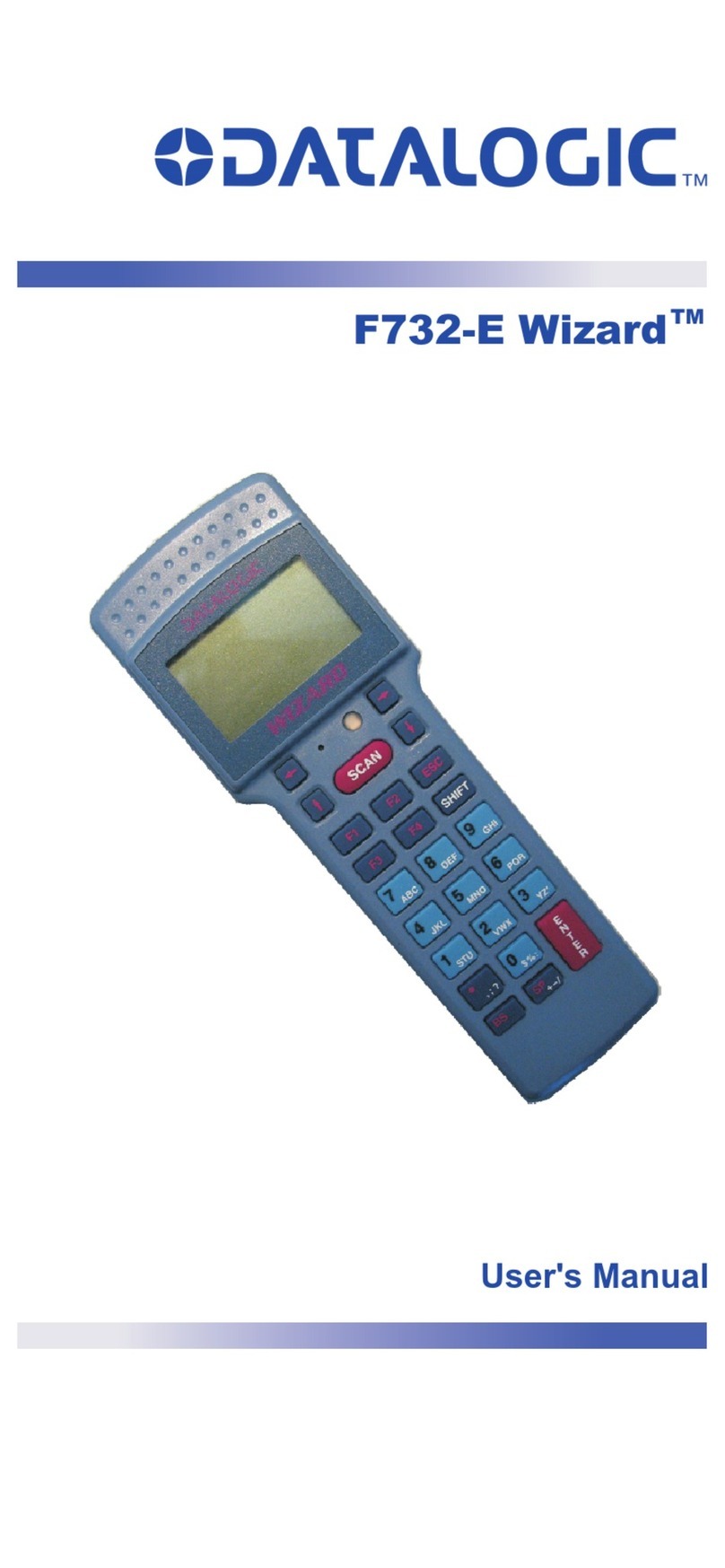 Datalogic F732-E Wizard user manual