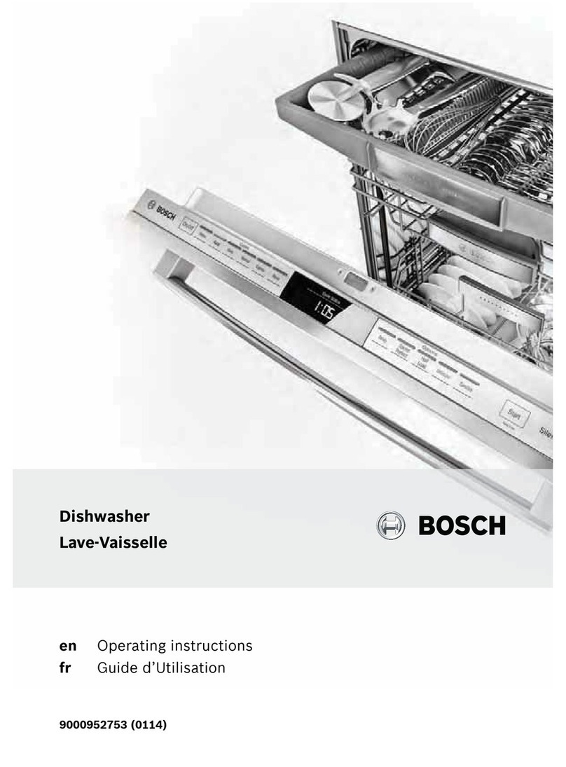 Bosch SHE65T5xUC User manual