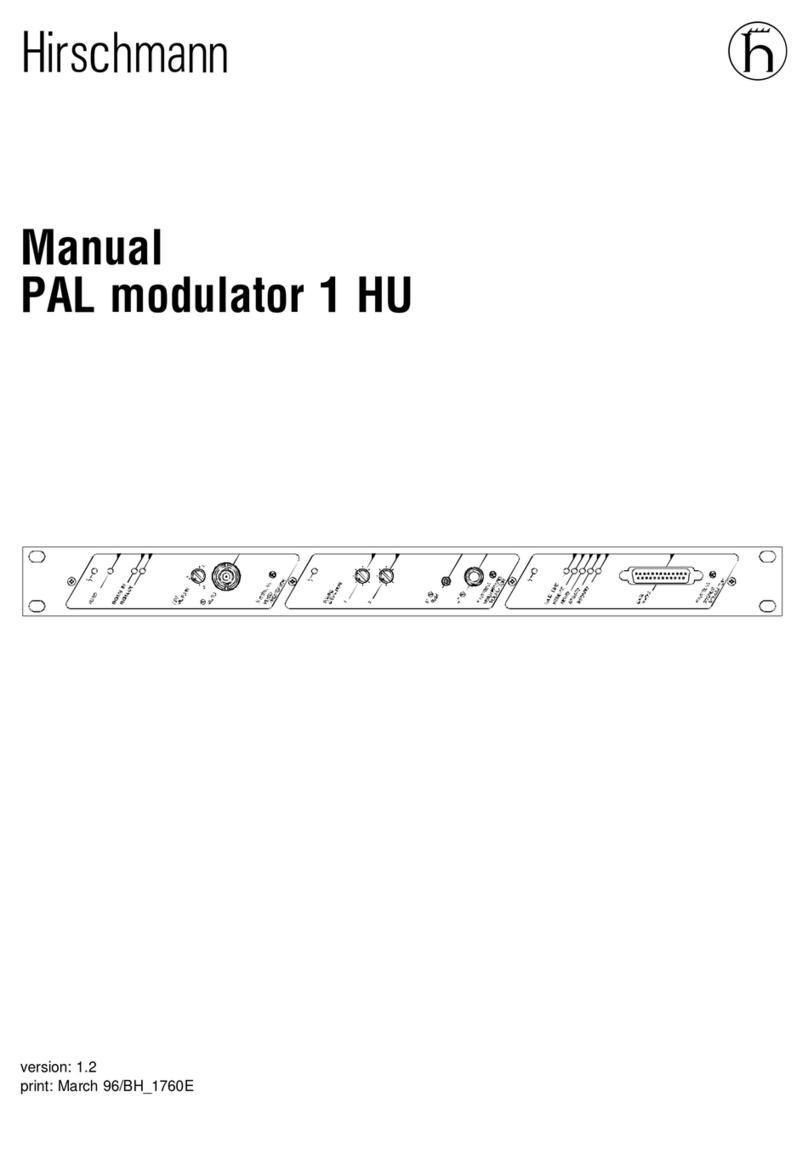 Hirschmann PAL 1 HU manual