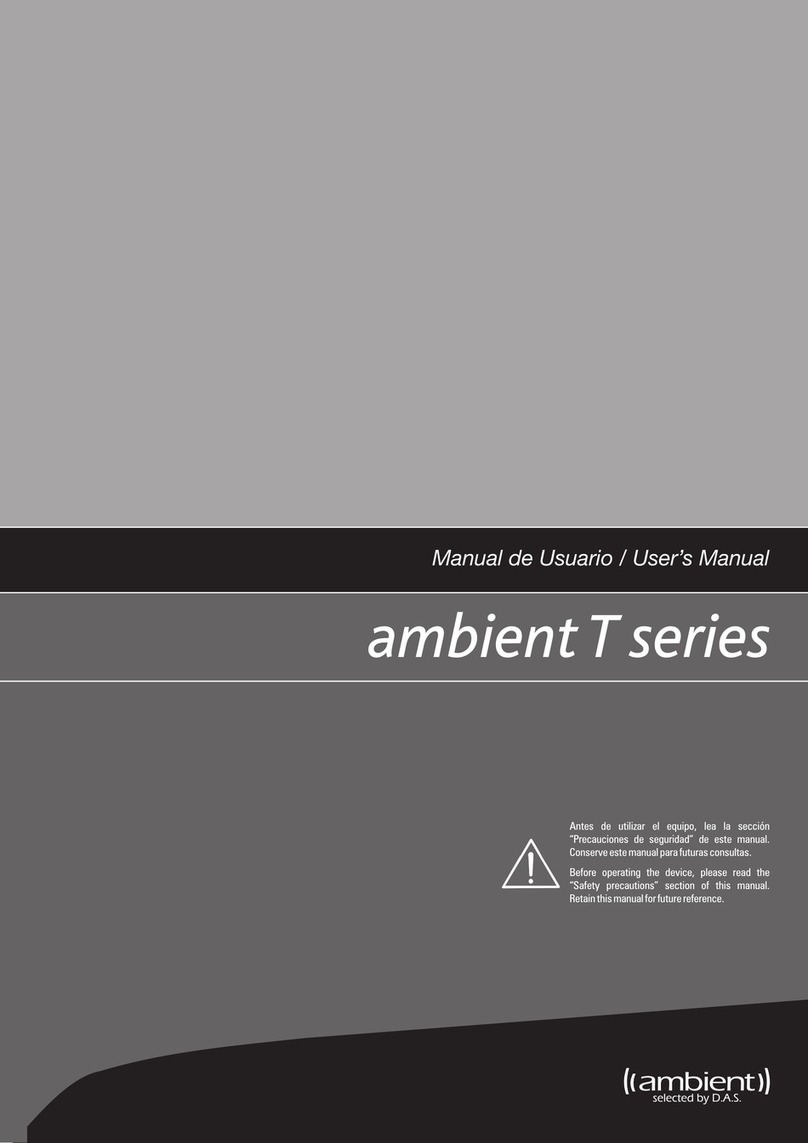 D.A.S. T series User manual