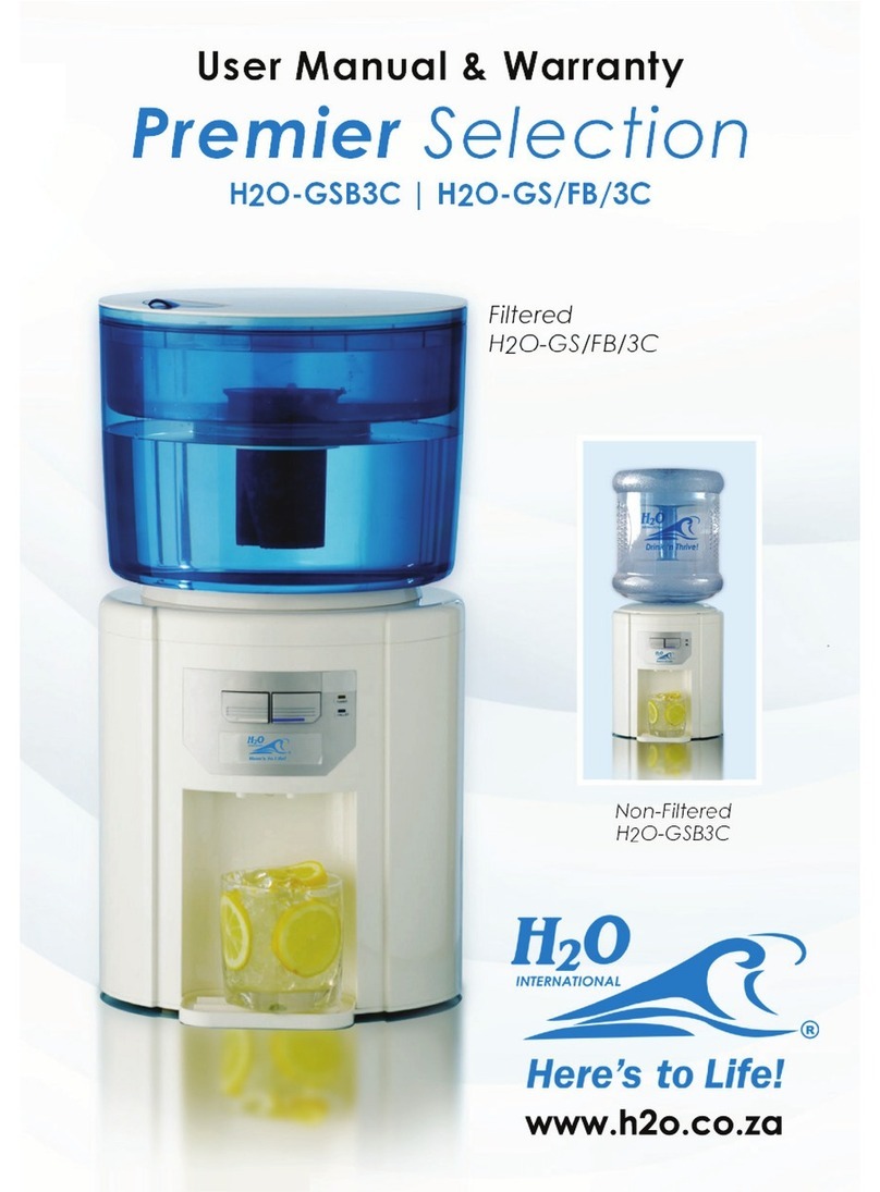 H2O International H2O-GSB3C User manual & warranty H2O International H2O-GSB3C User manual & warranty