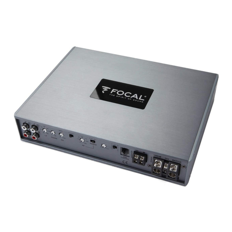 Focal FPD 900.1 User manual Focal FPD 900.1 User manual