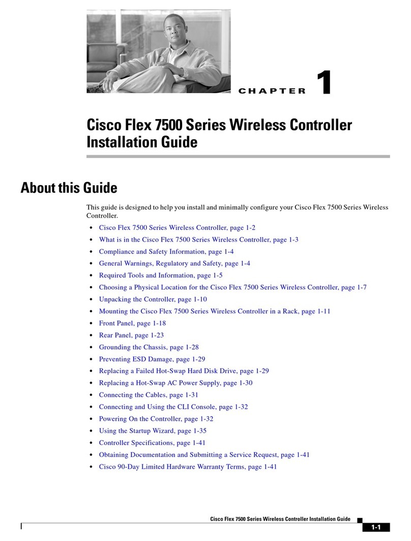 Cisco Flex 7500 Series installation guide
