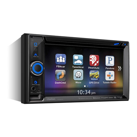 Clarion NX603 User manual