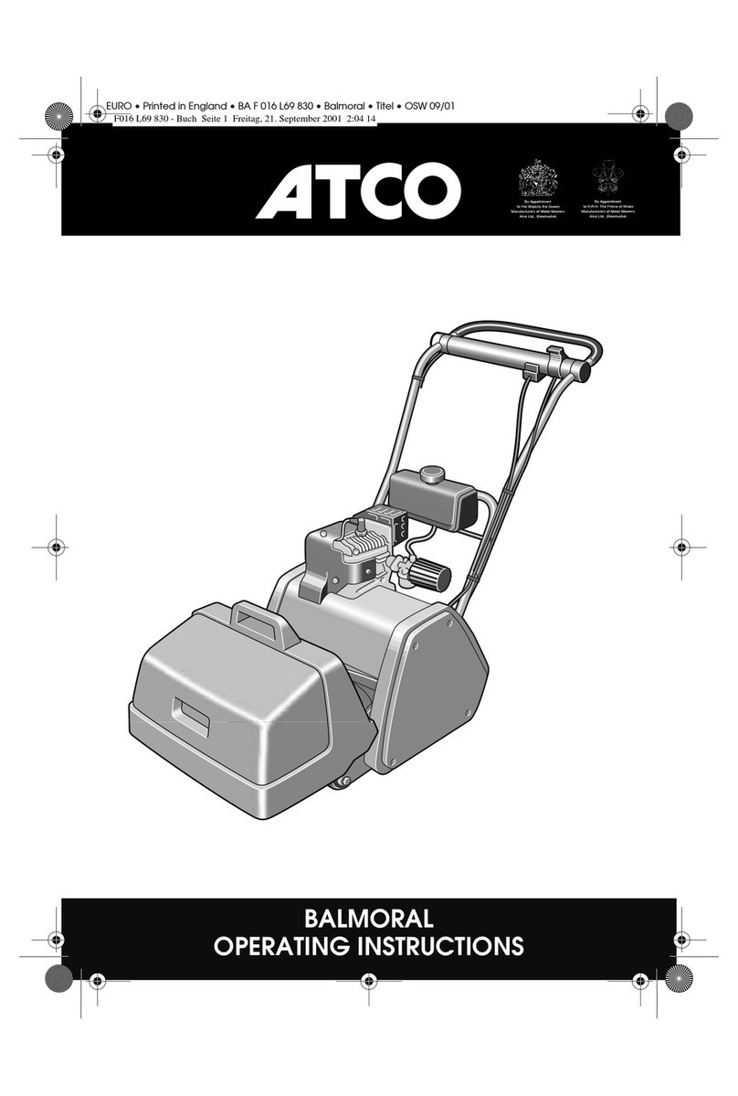 Atco BALMORAL operating instructions