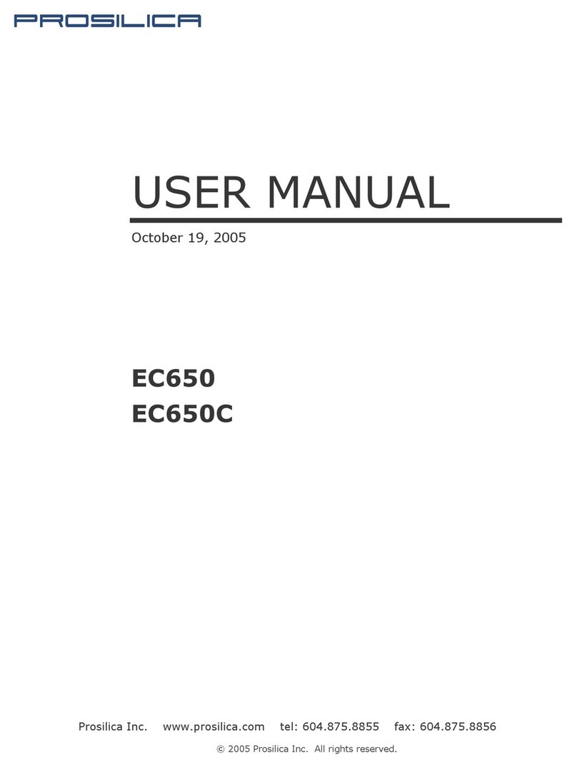 Prosilica EC650 User manual