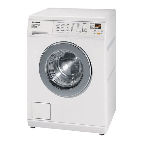 Miele W 3831 WPS User manual