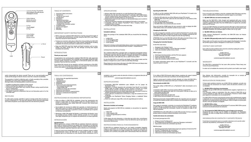 Snakebyte Nav-Con User manual