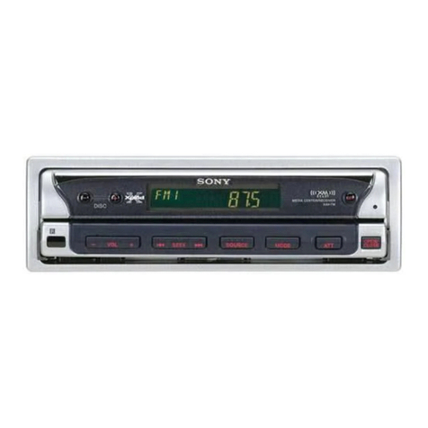 Sony XA-V7W operating instructions