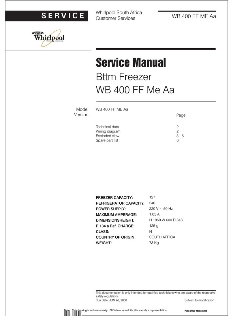 Whirlpool WB 400 FF Me Aa Service manual