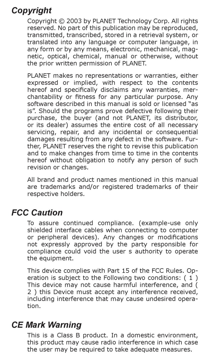 Planet KVM-U201 User manual
