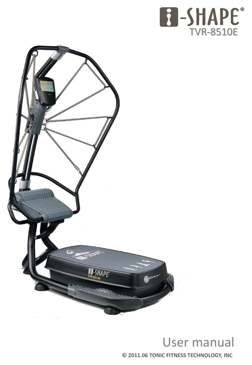 Tonic Fitness Technology I-shape TVR-8510E user manual