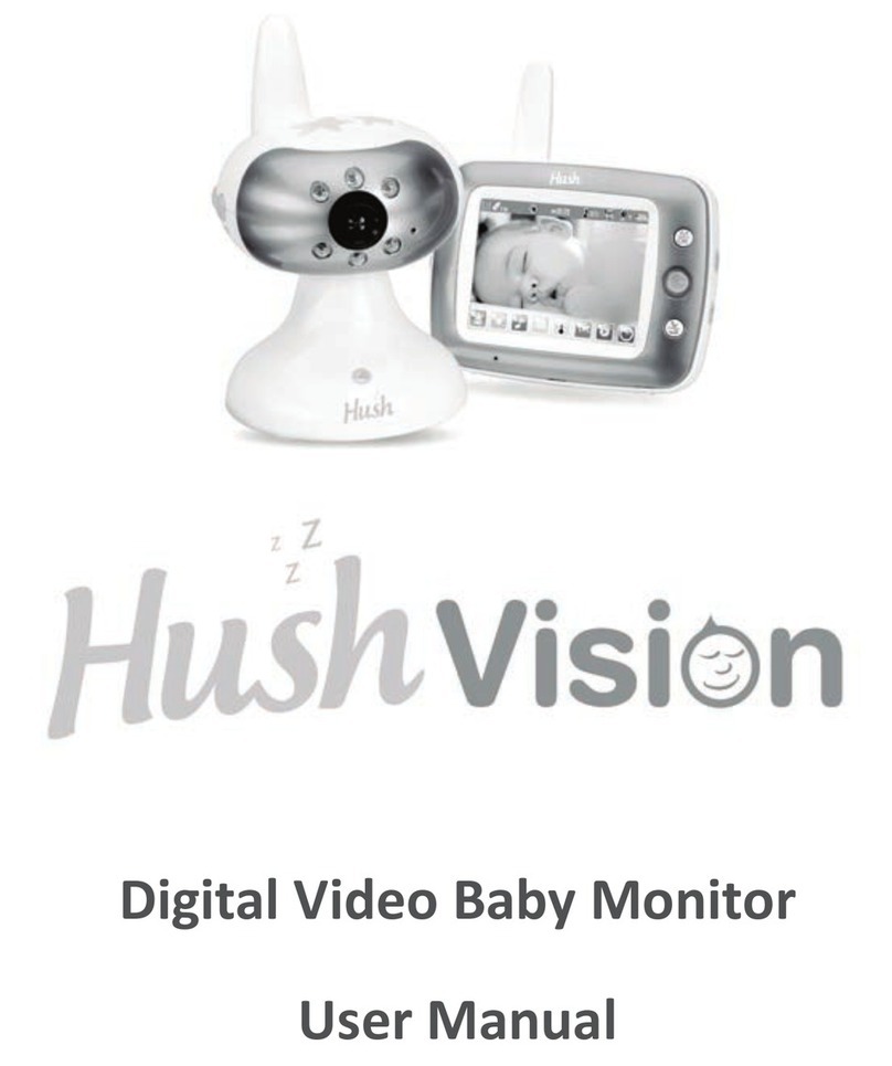 HUSH Digital Video Baby Monitor user manual
