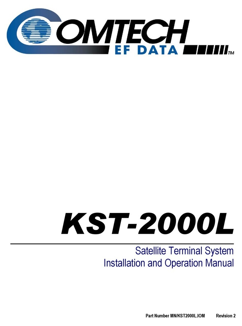 Comtech EF Data KST-2000L User manual