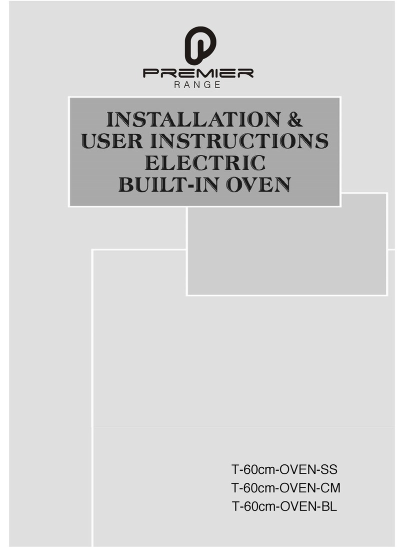 Premier Range T-60cm-OVEN-SS Assembly Instructions