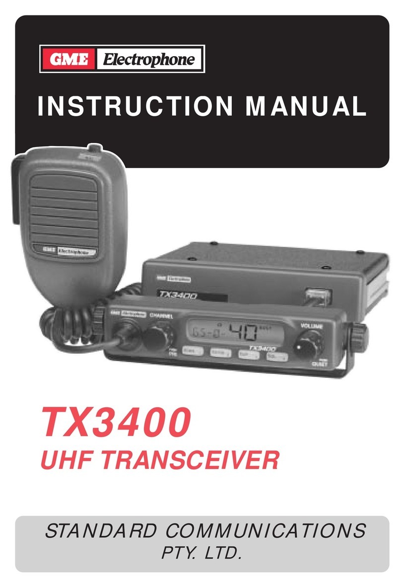 GME Electrophone TX3400 instruction manual