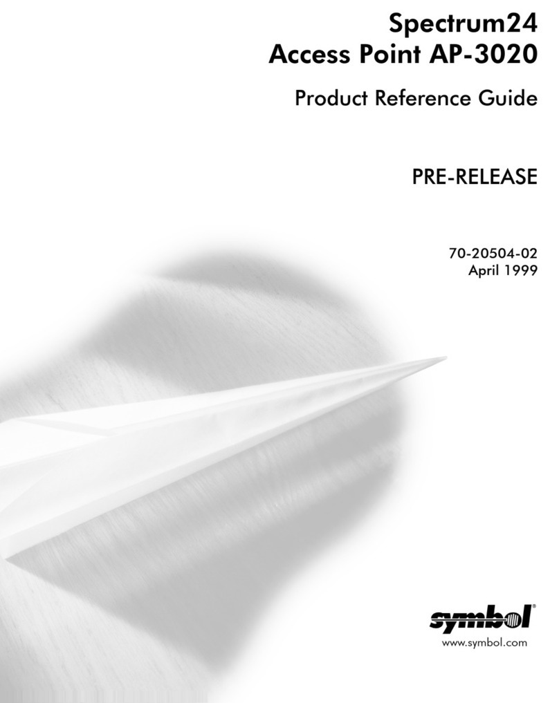 Symbol Spectrum24 AP-3020 reference guide