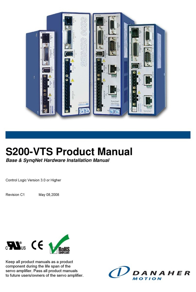 Danaher Motion S200-VTS product manual