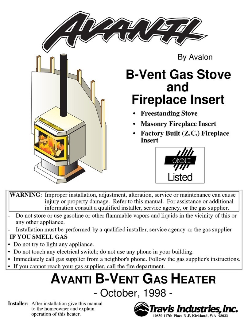 Avalon AVANTI B-VENT User manual