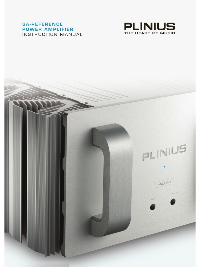 Plinius SA reference User manual