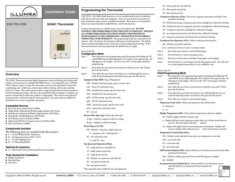 Illumra E3X-T02-U2W installation guide