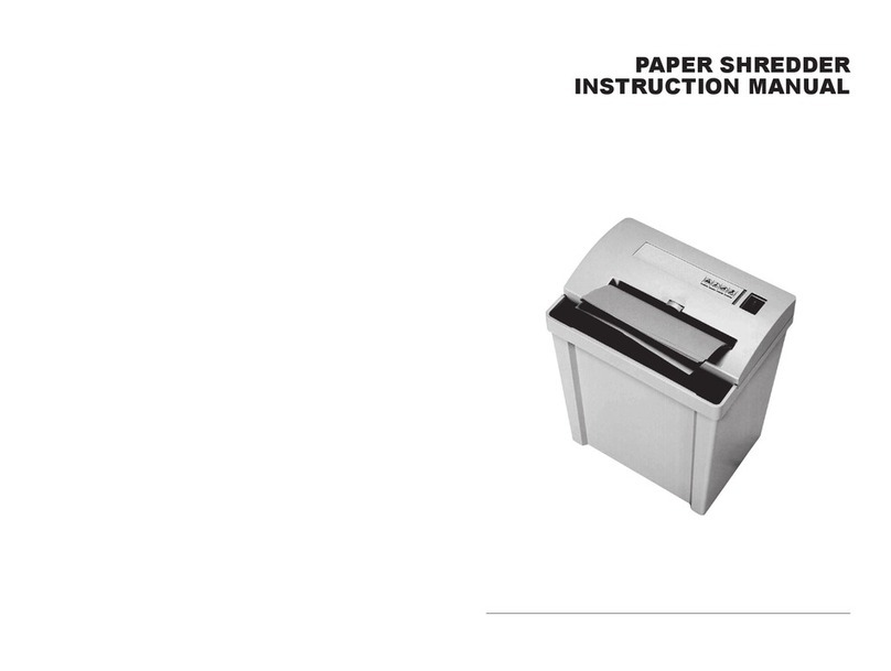 HSM PAPER SHREDDER User manual