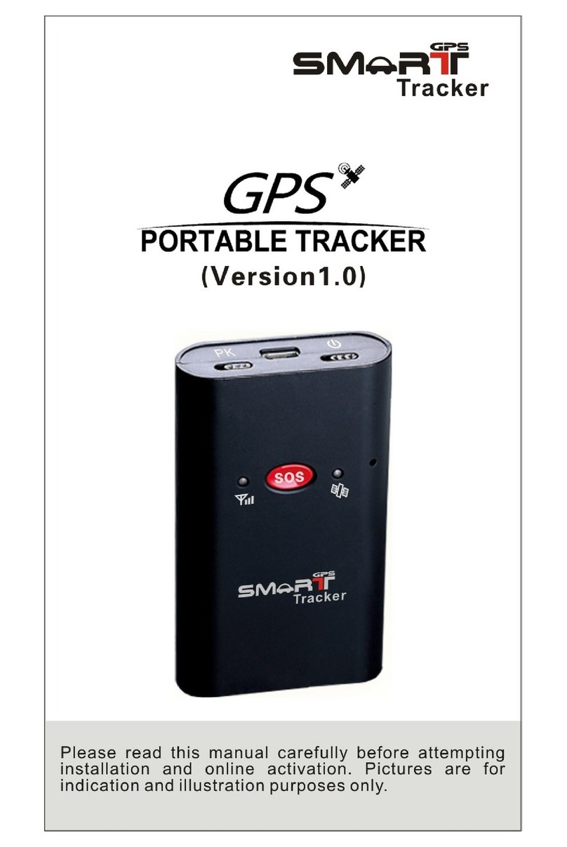 Smart Tracker GPS portable tracker Installation and operation manual