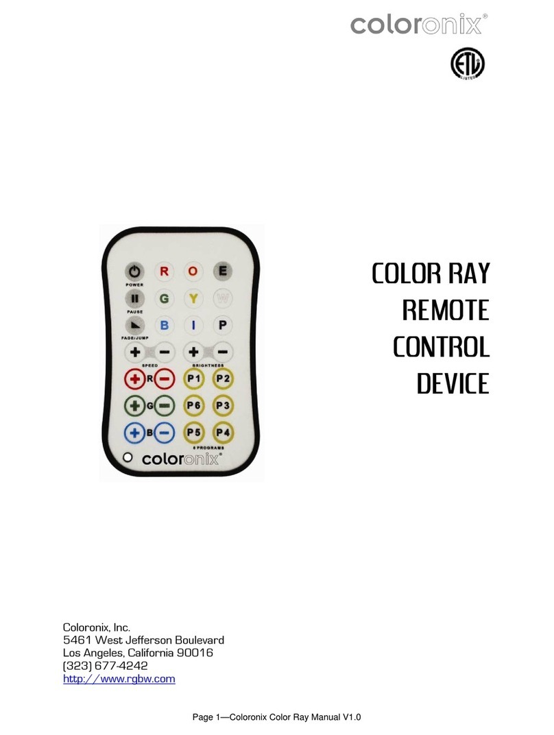 Coloronix Color Ray user guide