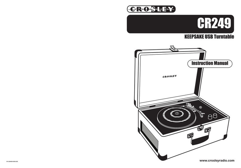 Crosley KEEPSAKE CR249 User manual