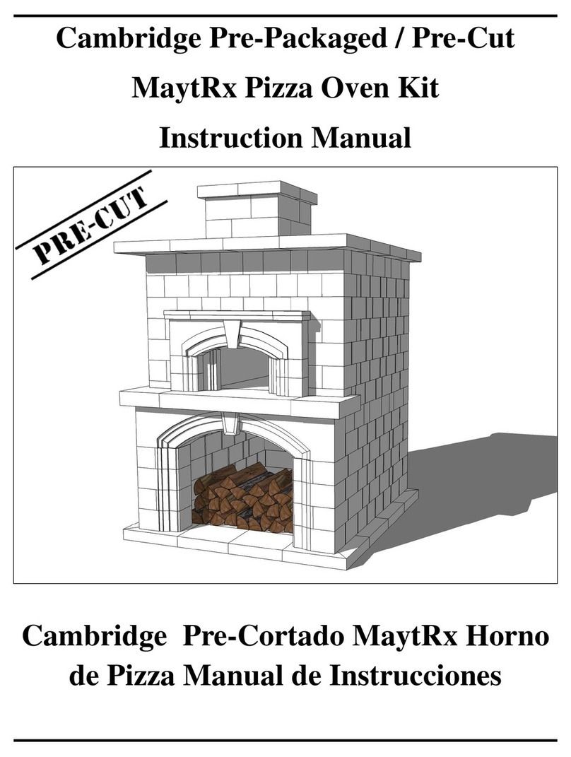 CAMBRIDGE Pre-Packaged instruction manual