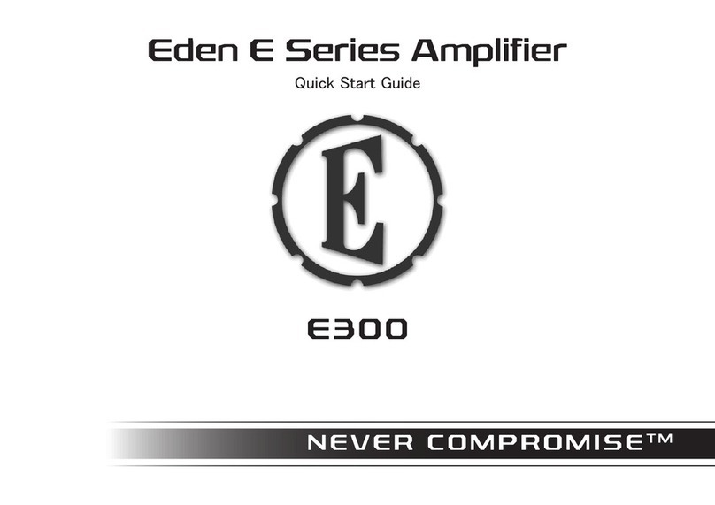 Eden E300 NEVER COMPROMISE User manual