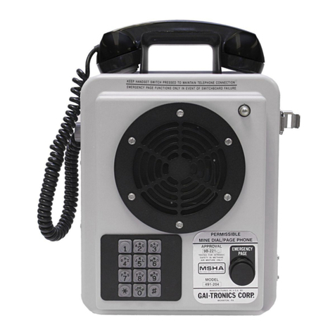 GAI-Tronics 491-204 manual